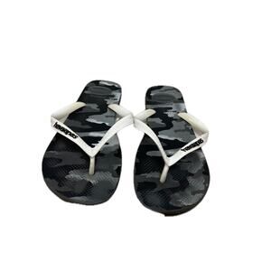 Havalanas Black White Flip Flop Sandals Men's Size 11